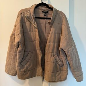 F21 quilted jacket